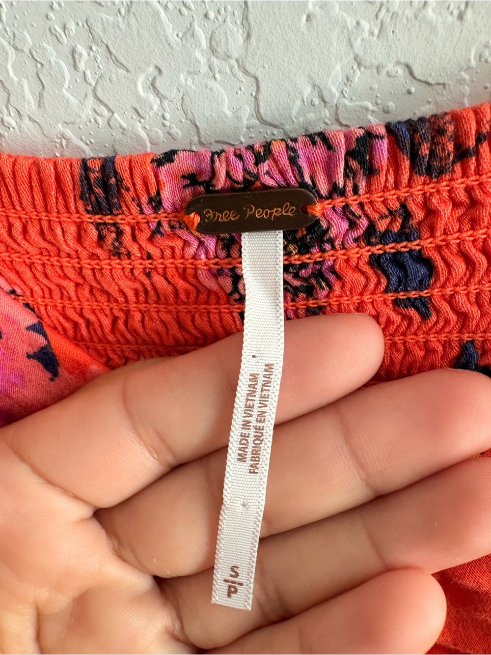 Free People "Happy Heart" Mini Dress SMALL - Picture 2 of 7